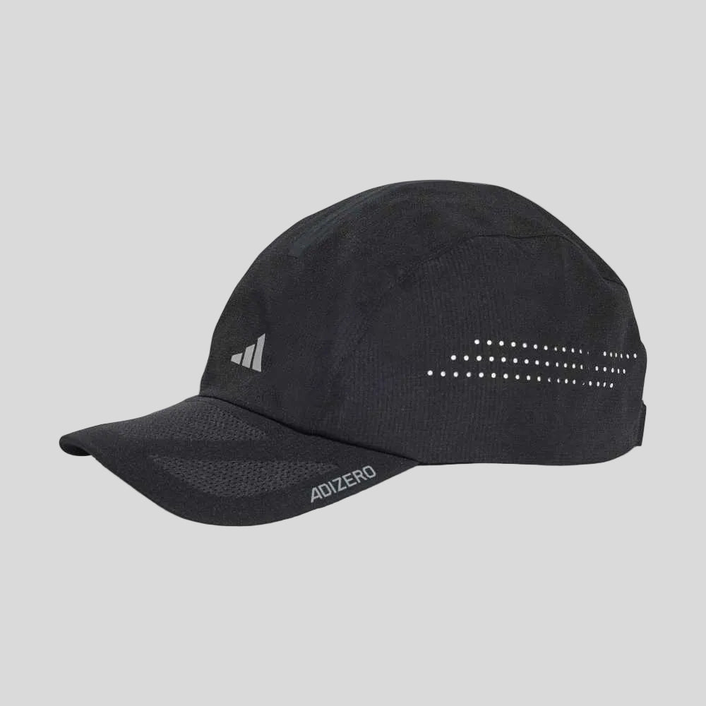 Adidas - RunningxAdizero Lightweight CLIMACOOL Cap - Black/Reflective Silver - Culture Athletics