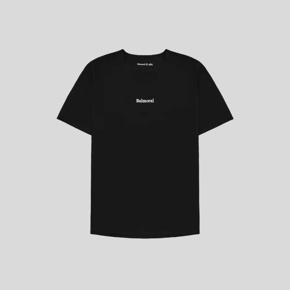 BALMORAL - Unisex Oakwood T-Shirt - Black - Culture Athletics