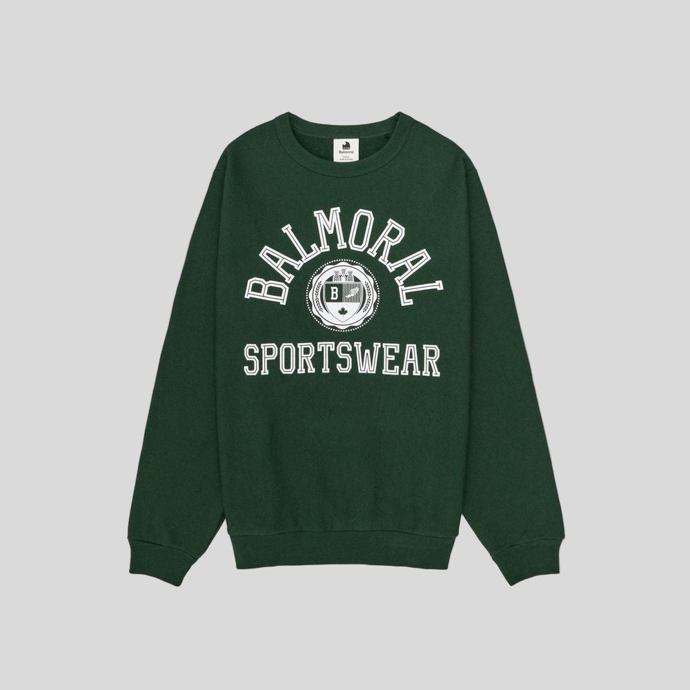 Balmoral-UnisexAcademyCrewneck-ForestGreen-CultureAthletics