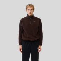 Unisex Courcelle 1/4 Zip - Brown