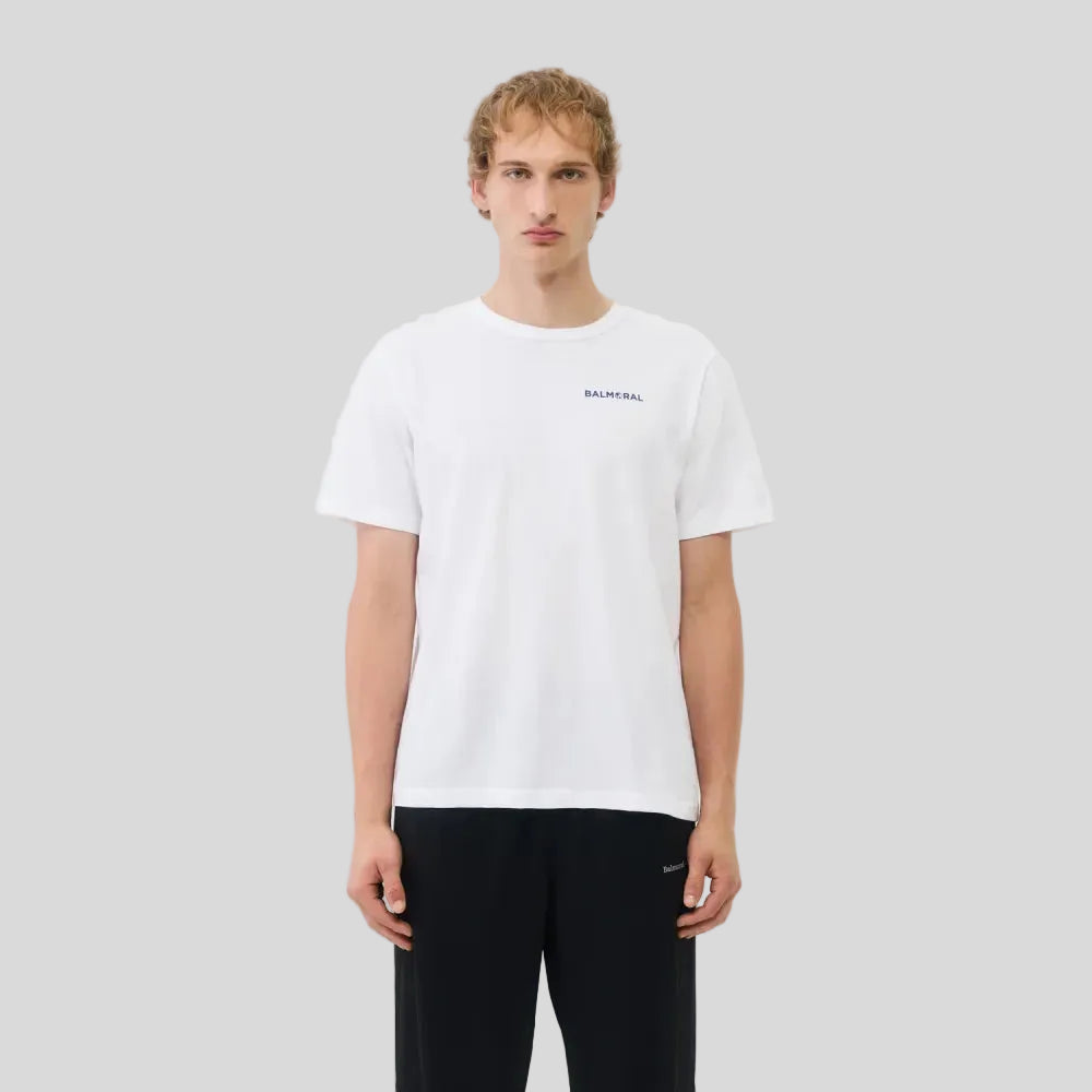 Balmoral - Unisex Globe T-Shirt - White - Culture Athletics