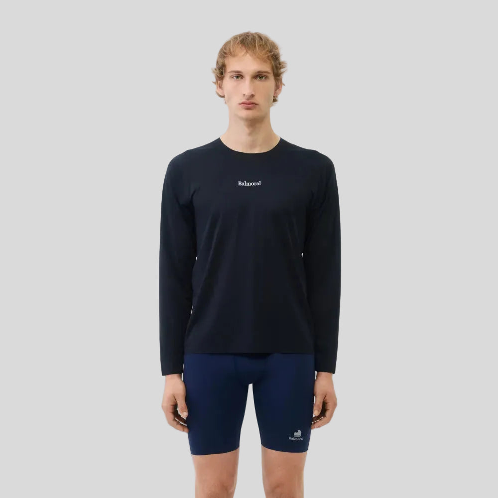 Balmoral - Unisex Oakwood Longsleeve - Black Fw26 - Culture Athletics