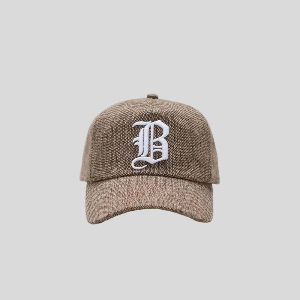 Balmoral - Unisex Old English 5-Panel Hat - Brown - Culture Athletics