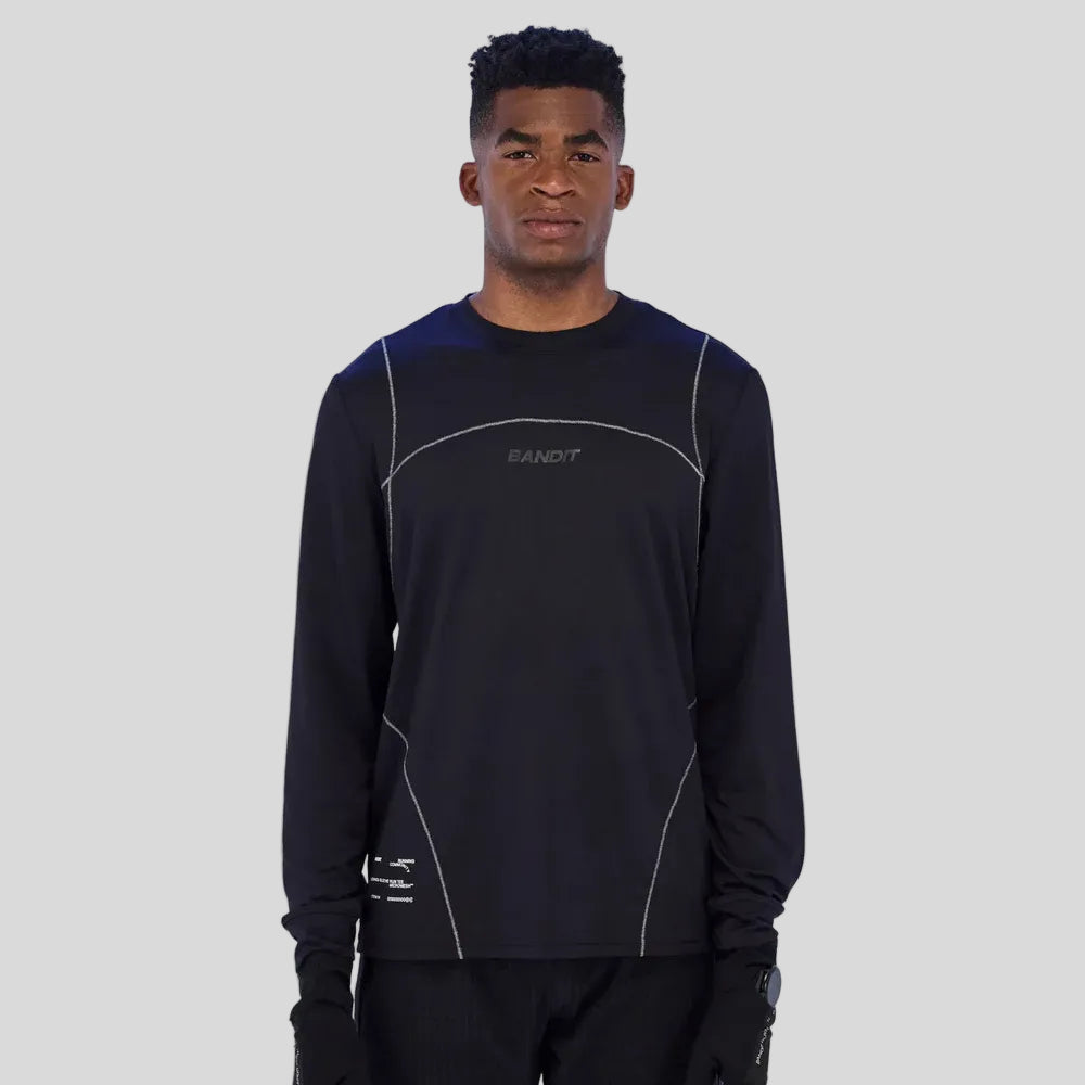 BanditRunning-MensMicromeshReflectoStitchLongSleeveTee-Black-CultureAthletics
