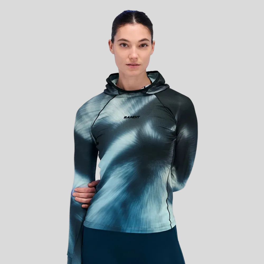 BanditRunning-WomensAuraGridHoodedPerformanceTop-StormMulti-CultureAthletics