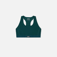 Womens Cadence™ Scoop Neck Run Bra - Pine