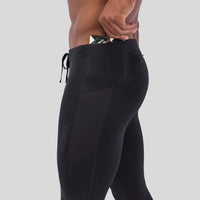 Mens Brushed Stamina™ Cold Weather Tights - Black
