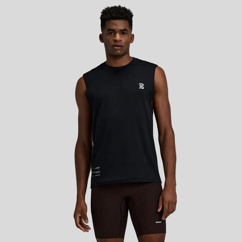 Bandit - Mens Men's Micromesh™ Run Tank - Black - Culture Athletics