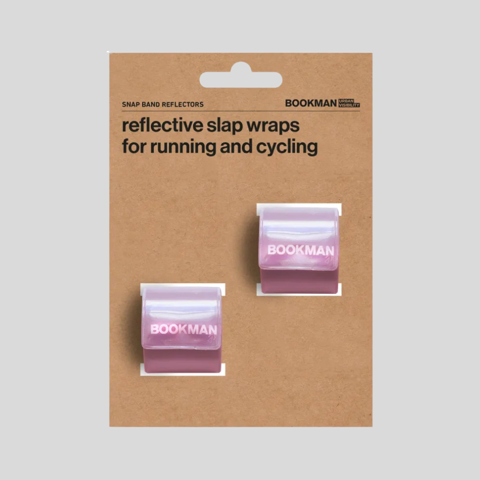 Bookman Urban Visibility - Snap Band Reflectors Pink - Culture Athletics