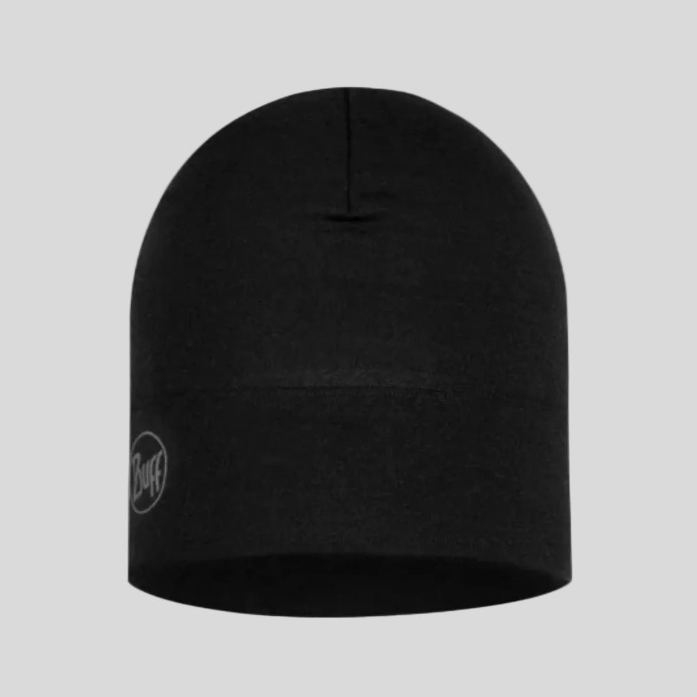 Buff - Unisex Merino Midweight Beanie Solid - Black - Culture Athletics