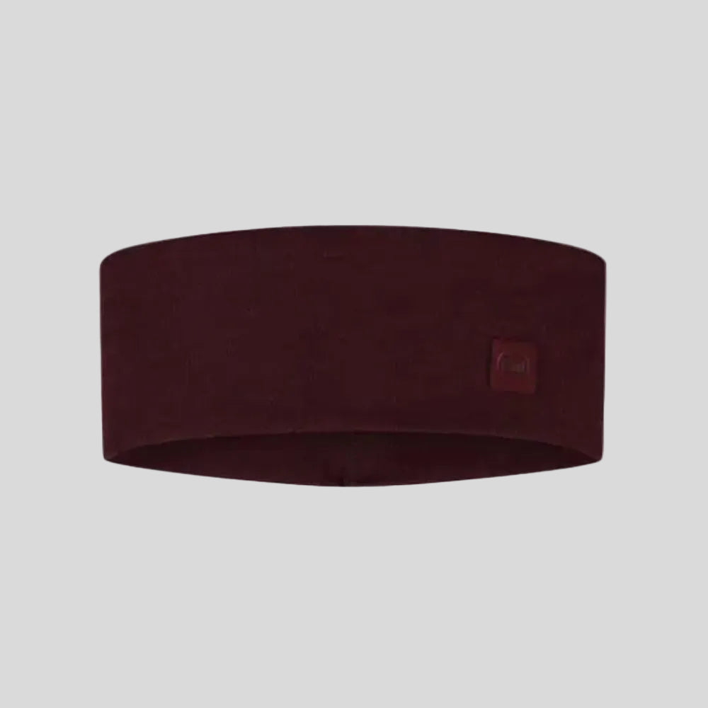 Buff - Unisex Merino Wide Headband Solid - Garnet - Culture Athletics