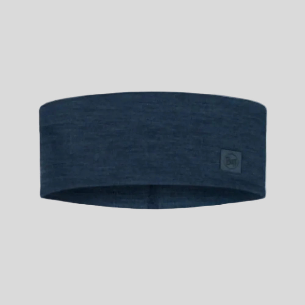 Buff - Unisex Merino Wide Headband Solid - Night Blue - Culture Athletics