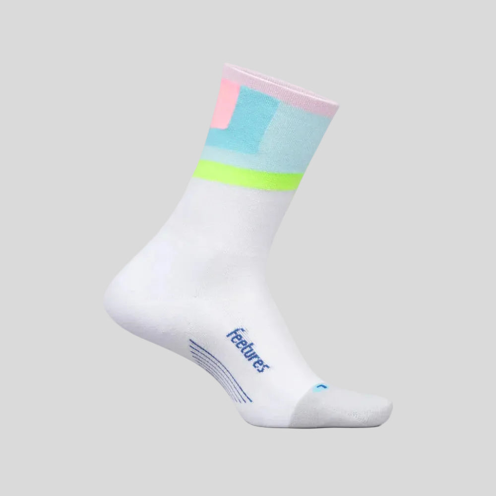 Feetures - Unisex Elite Ultra Light Mini Crew - Candy Court - Culture Athletics