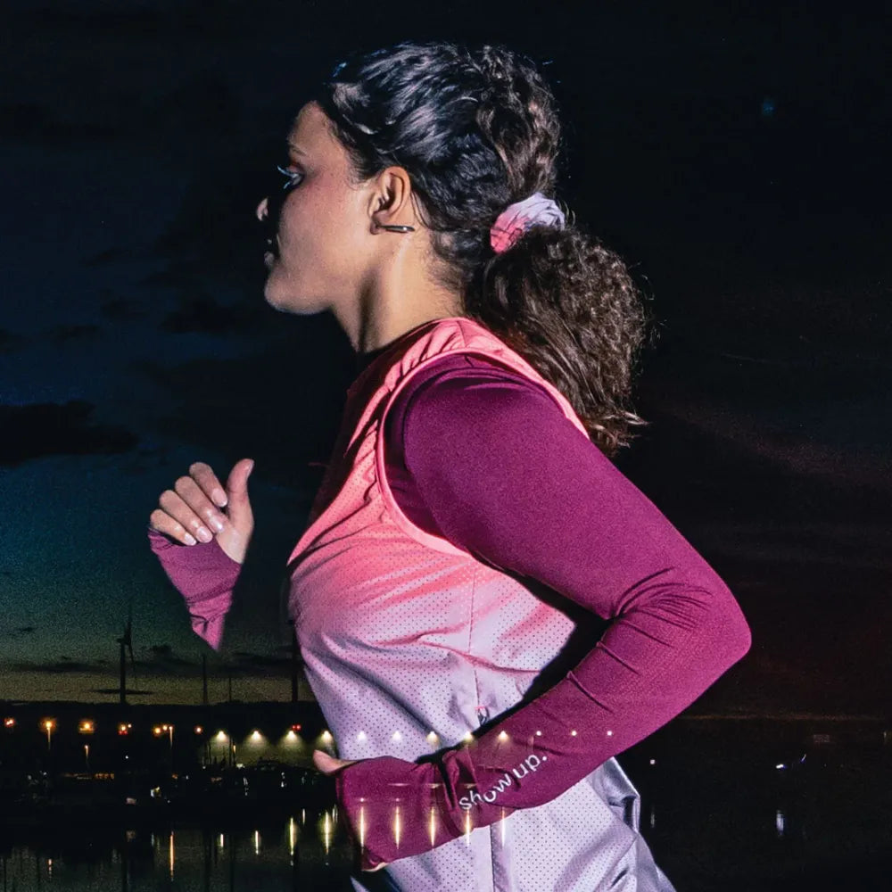 GoFluo - Scrunchie - Coral Reflective - Culture Athletics