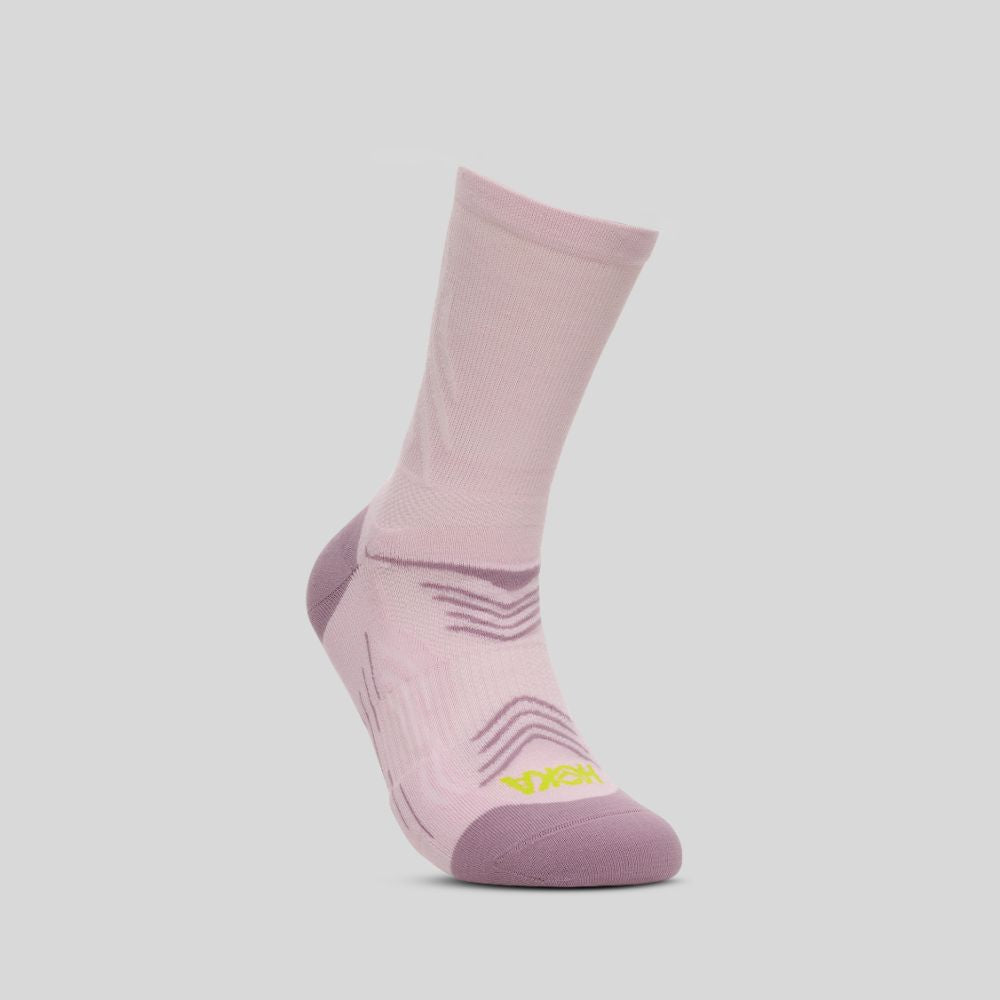 Hoka_-_Unisex_Bondi_Quarter_Run_Sock_-LilacCream-_Culture_Athletics