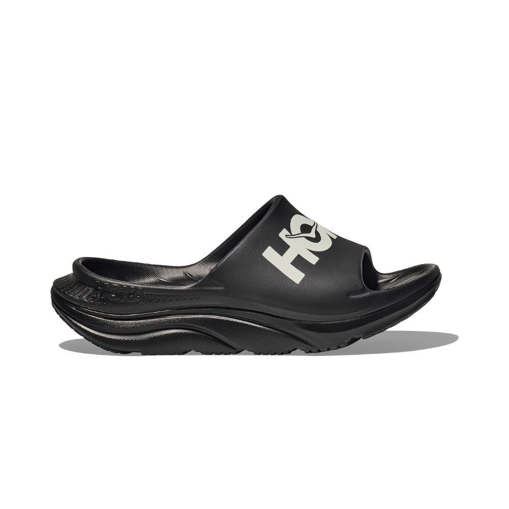Hoka - Unisex Ora Athletic Slide - Black/White - Culture Athletics