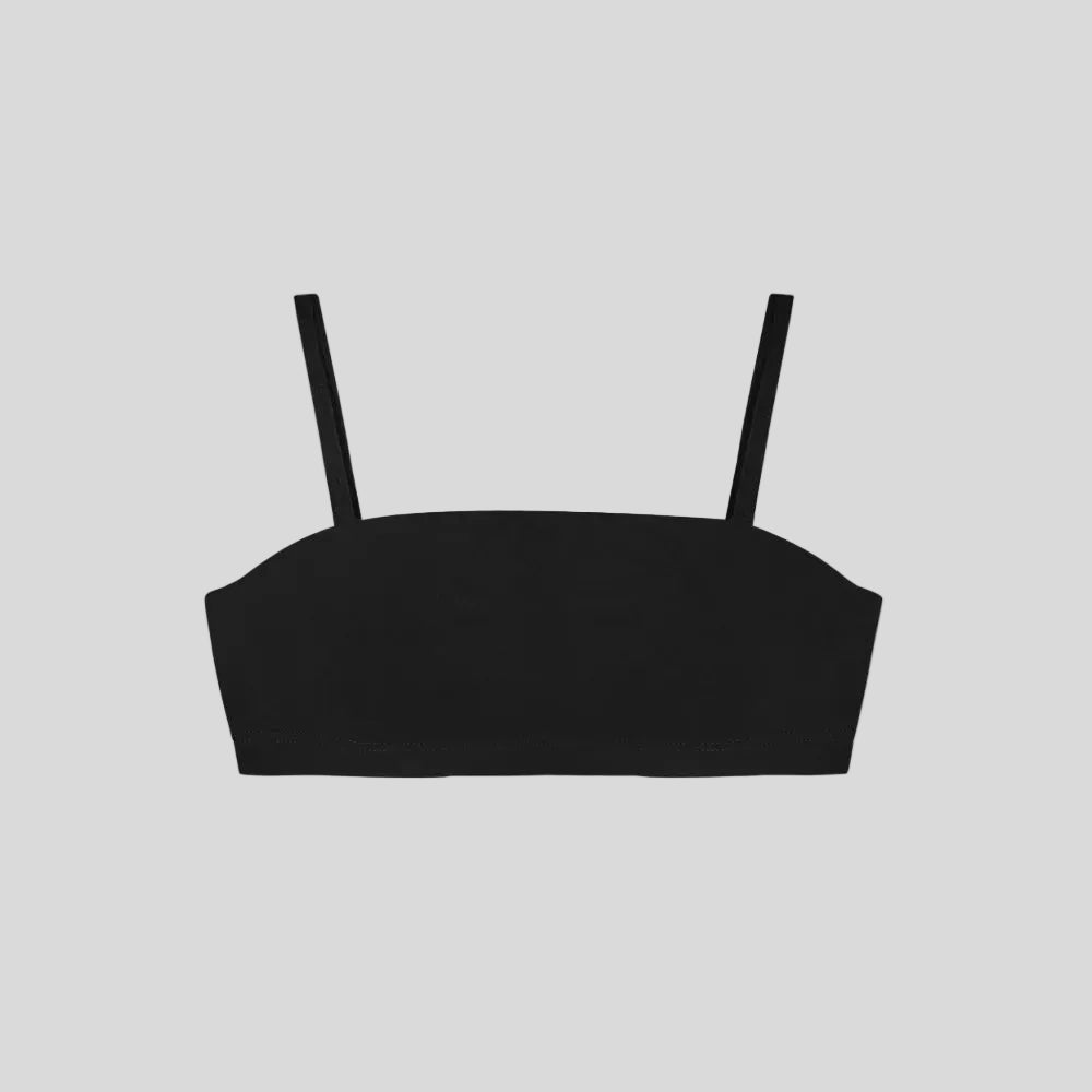 Huha - Womens Tata Bralette - Black-Culture Athletics