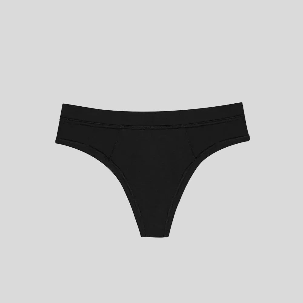Huha - Womens Thong Mineral Undies - Black - Culture Athletics