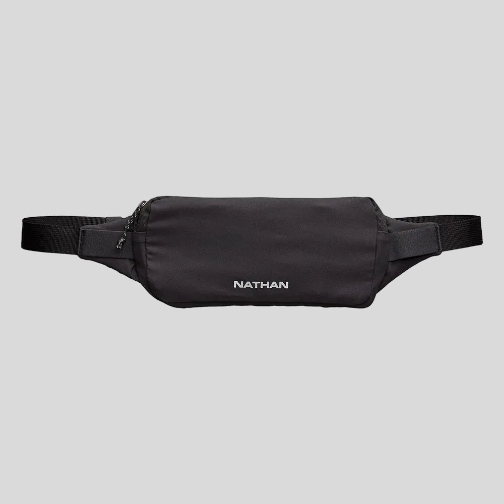 Nathan-UnisexMarathonWaistPack3.0-BlackReflectiveSilver-CultureAthletics