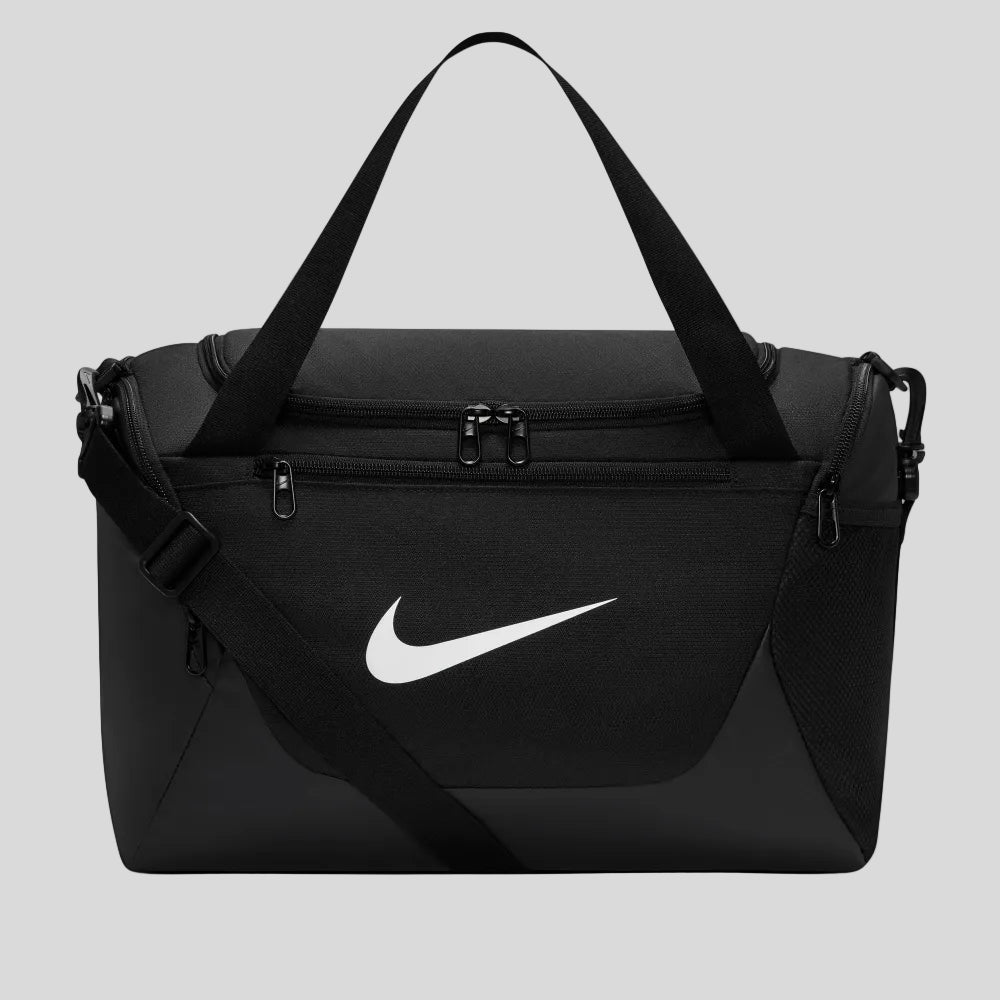 Nike - Brasilia Training Duffel Bag Extra Small 24L - Black/Black/White - Culture Athletics