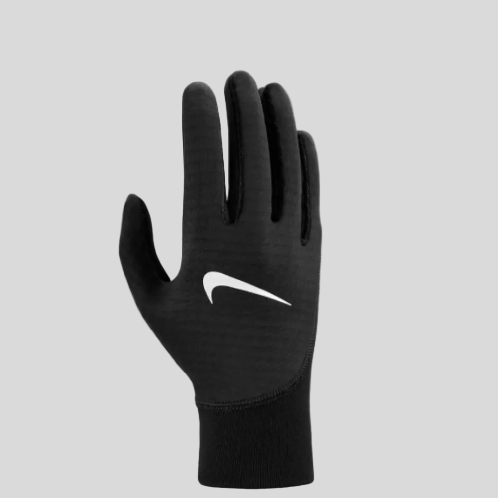 Nike - Womens Therma-Fit Pacer Sphere Midweight Gloves - Black/Silver - Culture Athletics