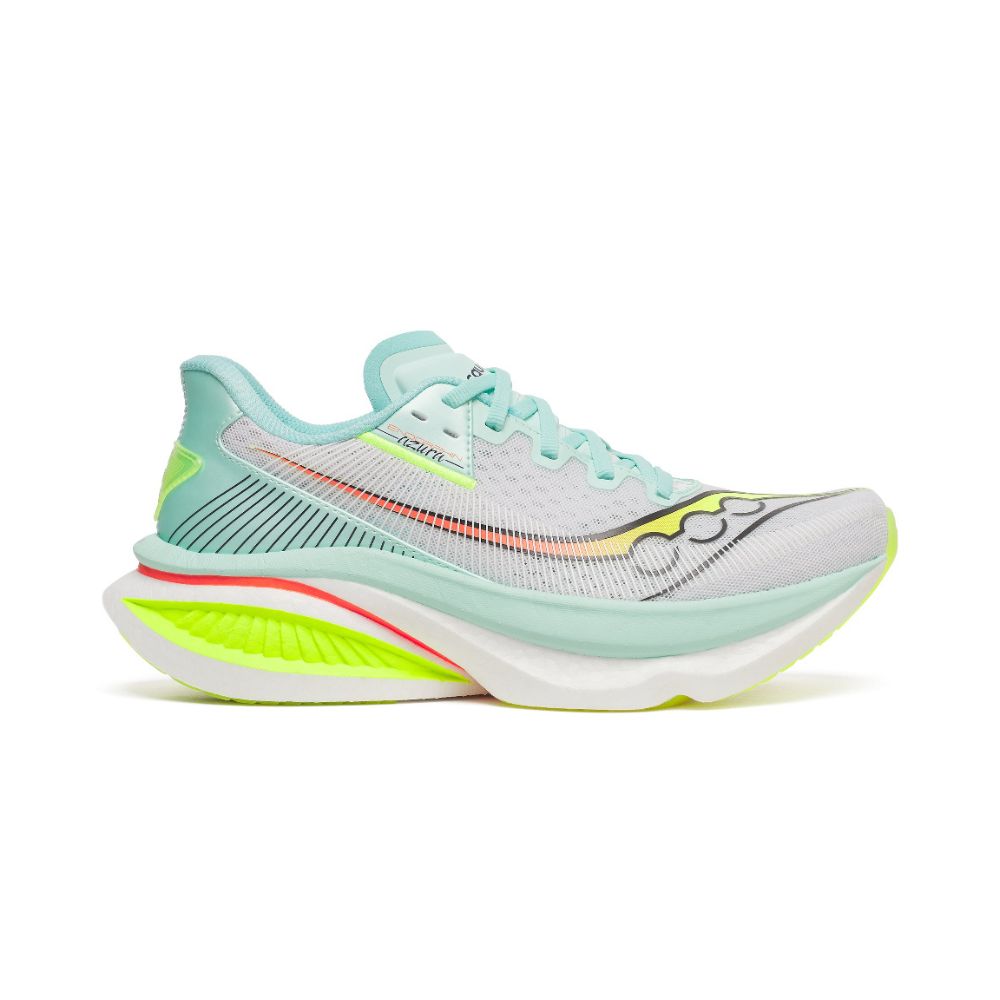 Saucony-Womens Endorphin Azura - White/Splash-CultureAthletics