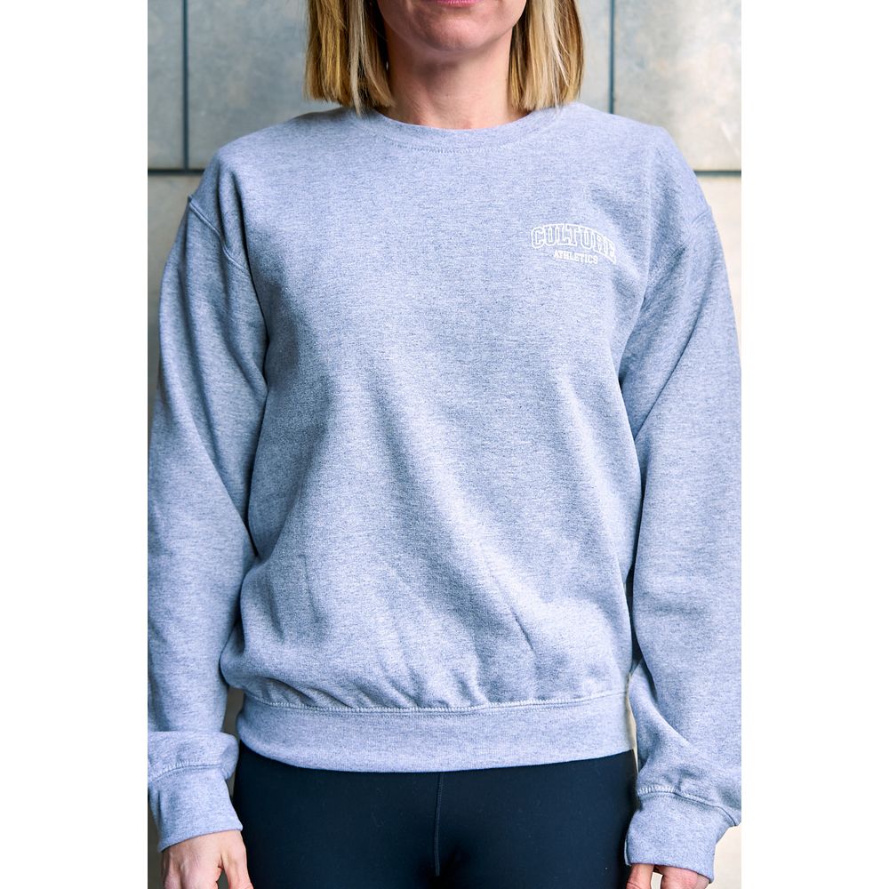 Unisex Culture Athletics Heavy Blend Crew Neck Sweatshirt - Classic 2.0 - Sports Gray - Culture Athletics