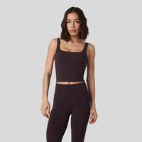 Womens AllTheForm Support Tank - Raisin