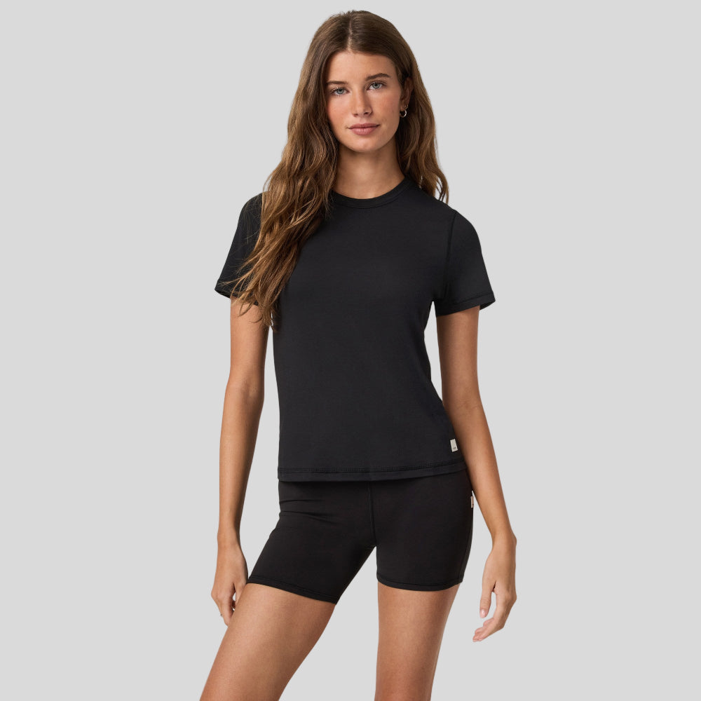Vuori-WomensShort-SleeveLuxTee-Black-CultureAthletics