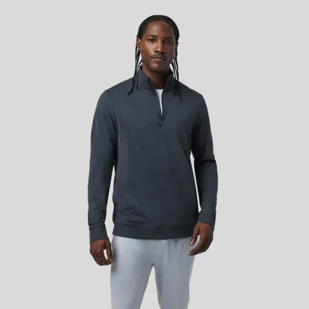 Vuori - Mens Coronado 1/2 Zip Midnight Heather - Culture Athletics