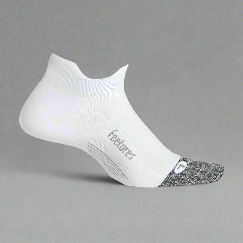 Elite Ultra Light No Show Tab - White-Culture Athletics