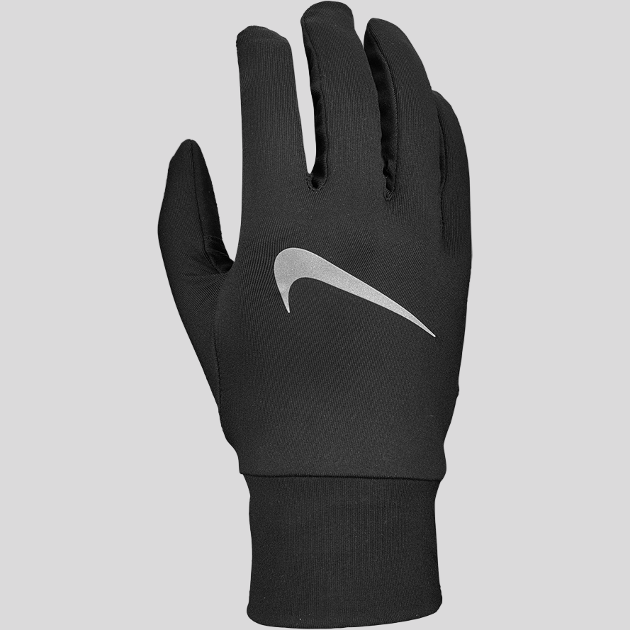 Nike - Mens Accelerate Running Gloves - Black/Black/Silver - Culture Athletics
