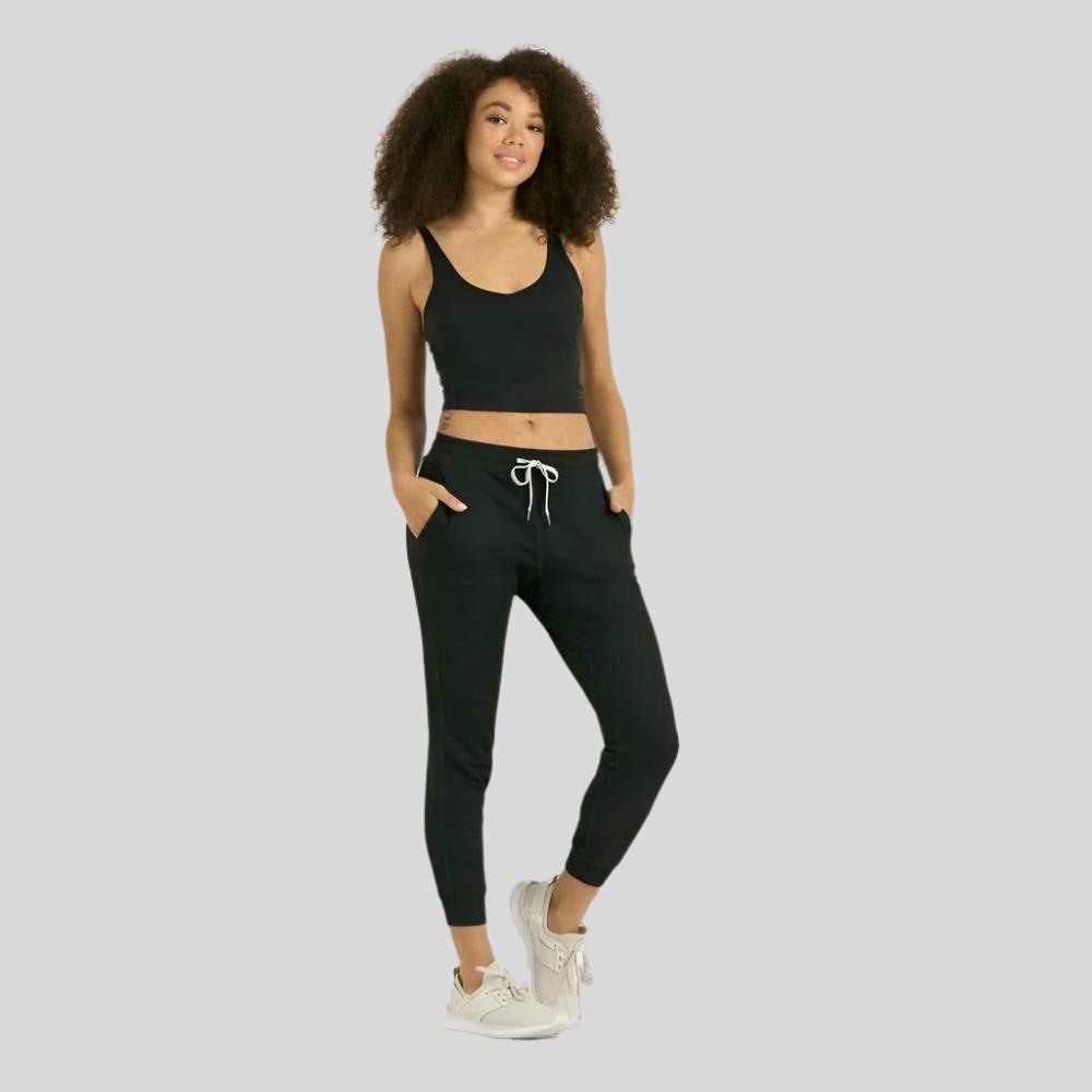Womens Performance Jogger - Black Heather-Culture Athletics