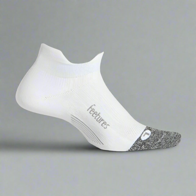 Elite Ultra Light No Show Tab - White-Culture Athletics