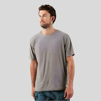 Mens Strato Tech Tee - Heather Grey