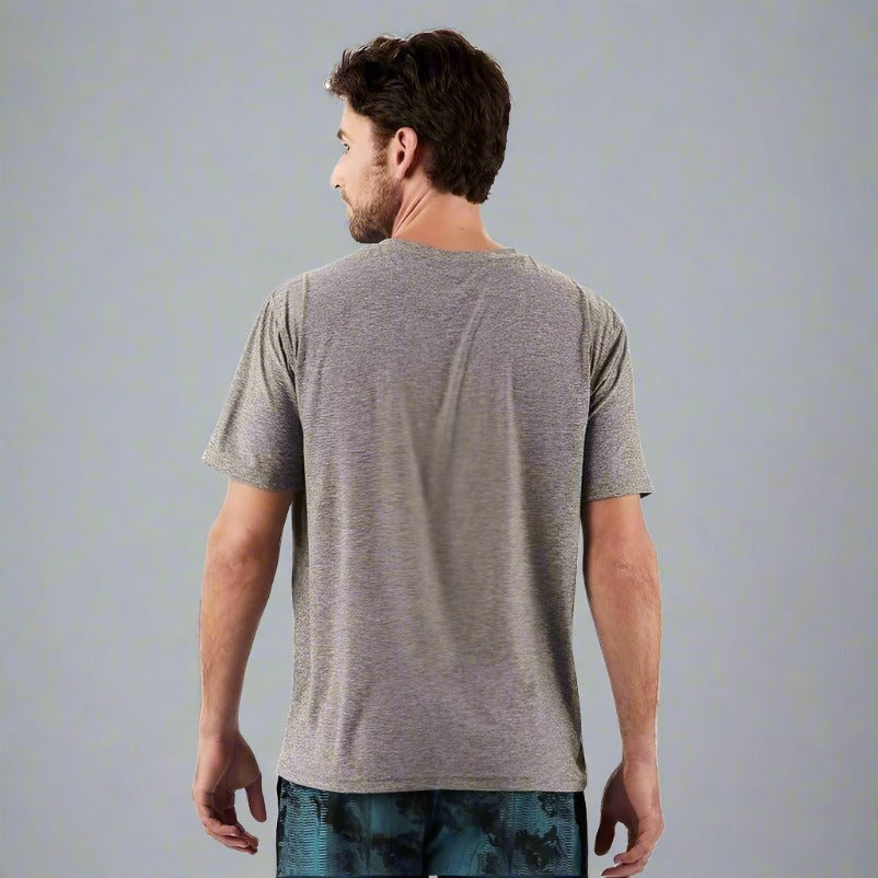 Mens Strato Tech Tee - Heather Grey-Culture Athletics
