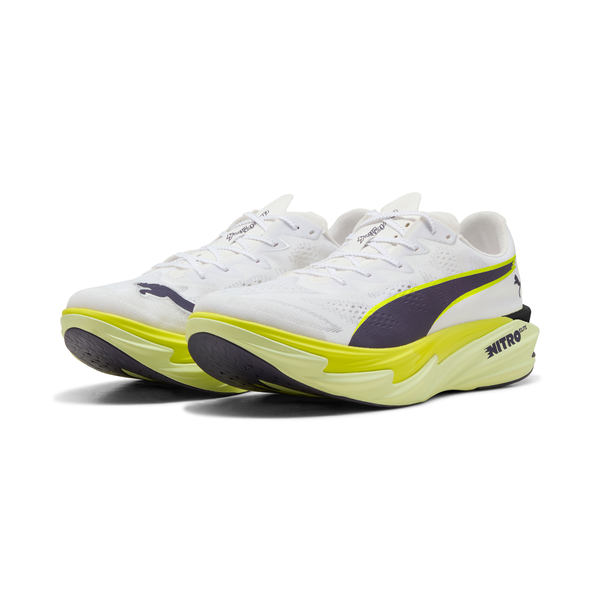 Mens Deviate Nitro™ Elite 4 - Puma White/Apple Spritz/Lux Lime