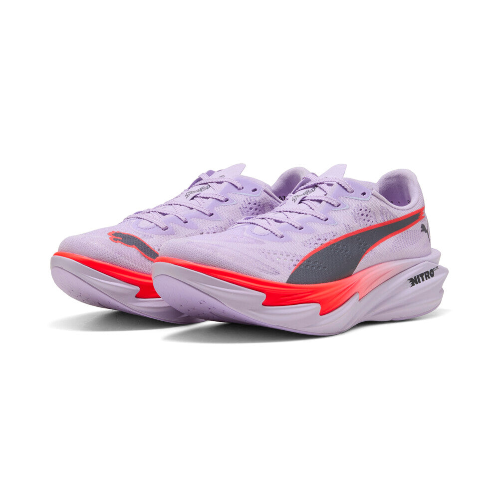 Womens Deviate Nitro™ Elite 4 - Light Lavender/Ultra Red/Inky