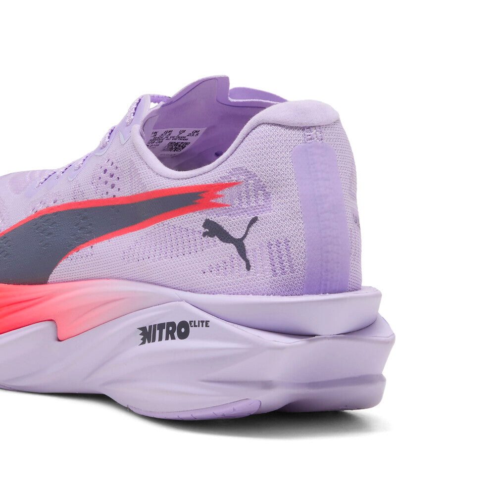Womens Deviate Nitro™ Elite 4 - Light Lavender/Ultra Red/Inky