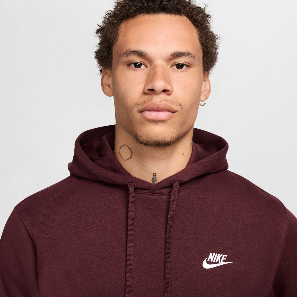 Nike burgundy pullover best sale