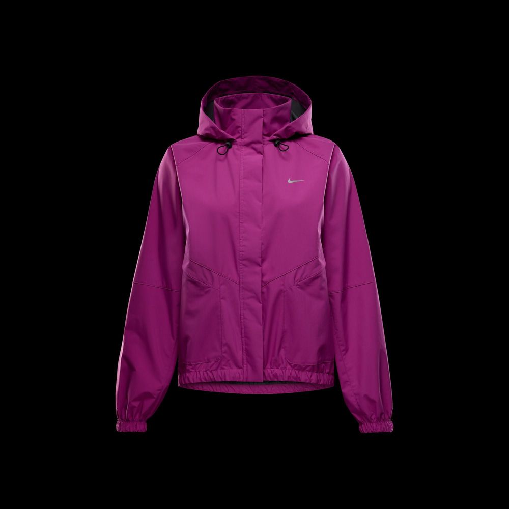 Womens Storm FIT Swift Running Jacket Hot Fuchsia Black L