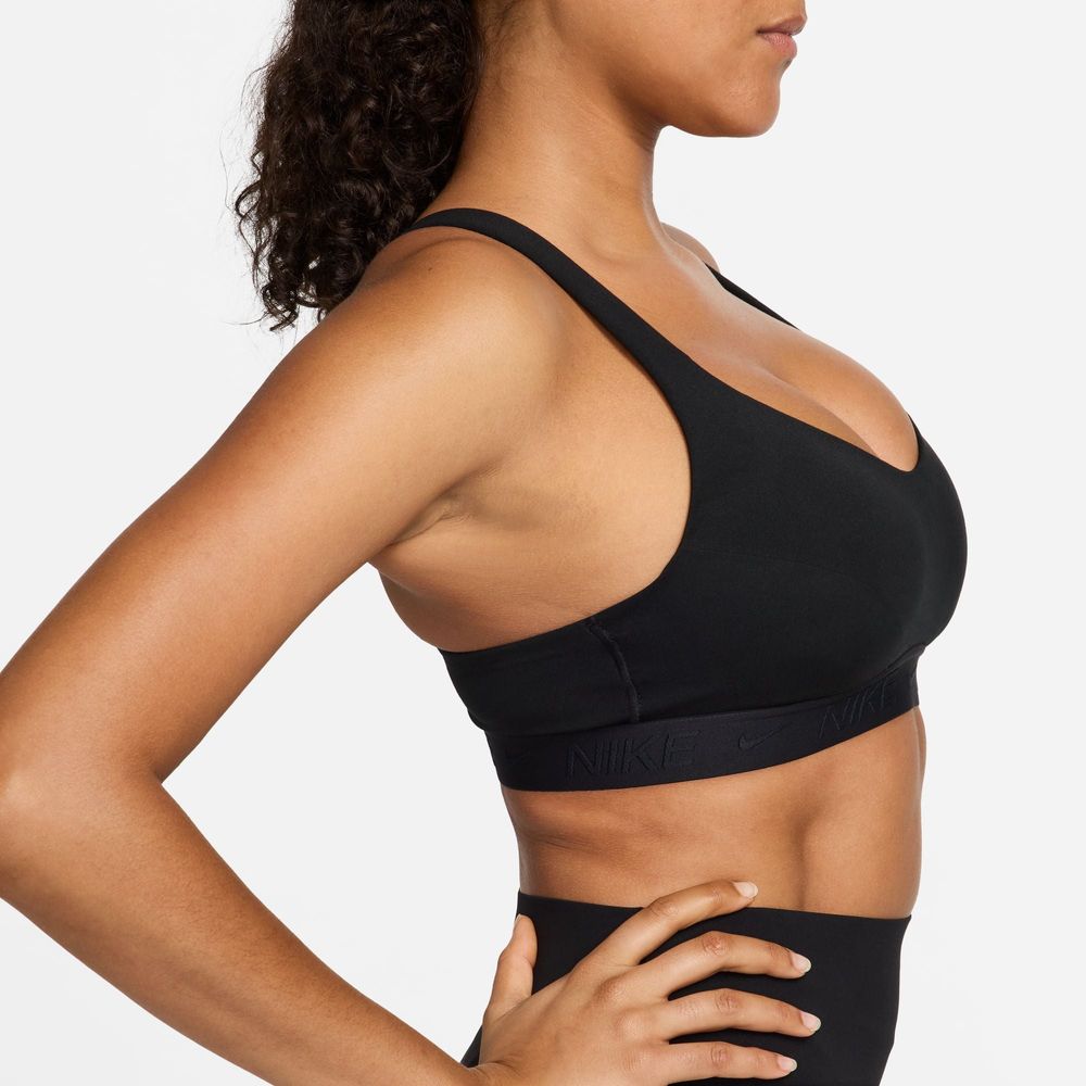 Nike Women s Dri Fit Indy High Support Bra in Black