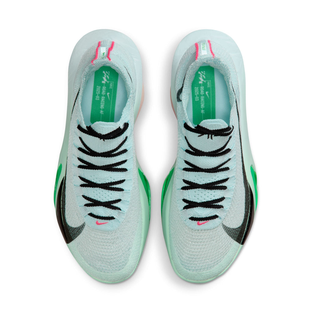 Mens Alphafly 3 - Glacier Blue/Mint Foam/Green Shock – Culture