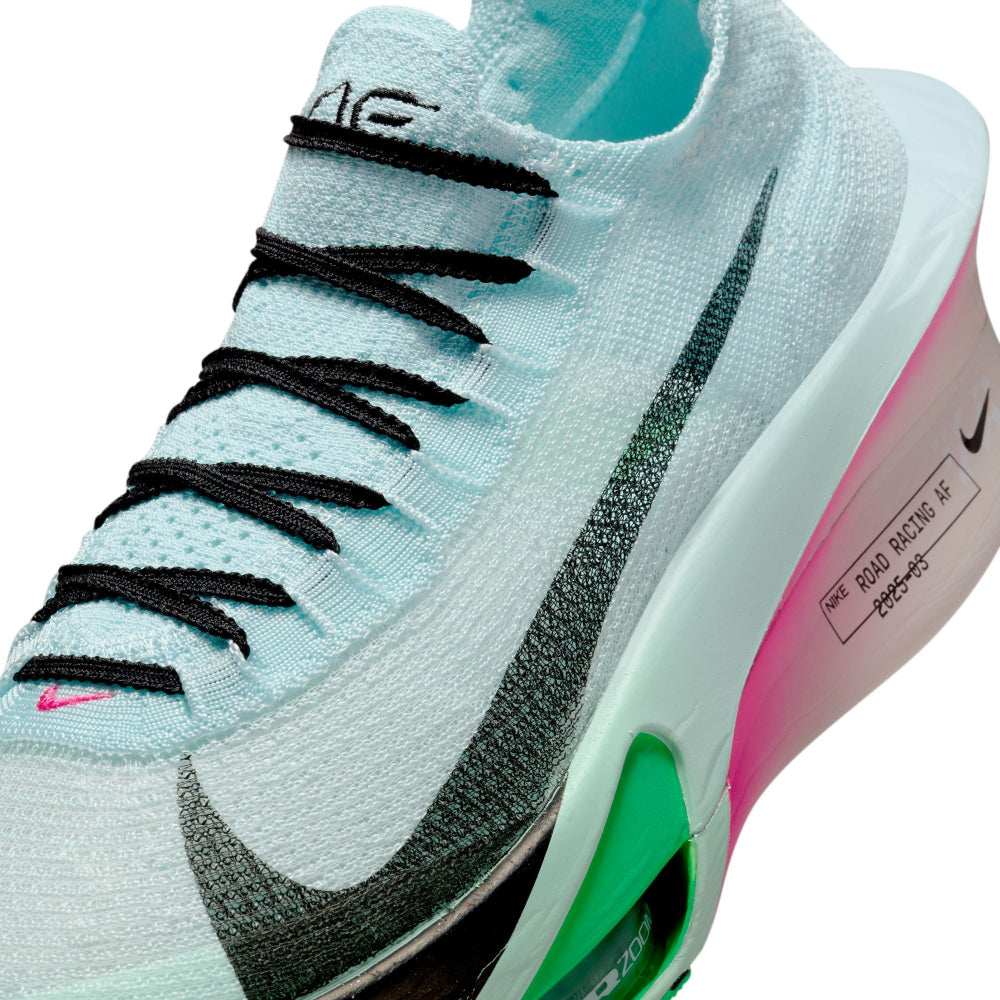 Mens Alphafly 3 - Glacier Blue/Mint Foam/Green Shock – Culture