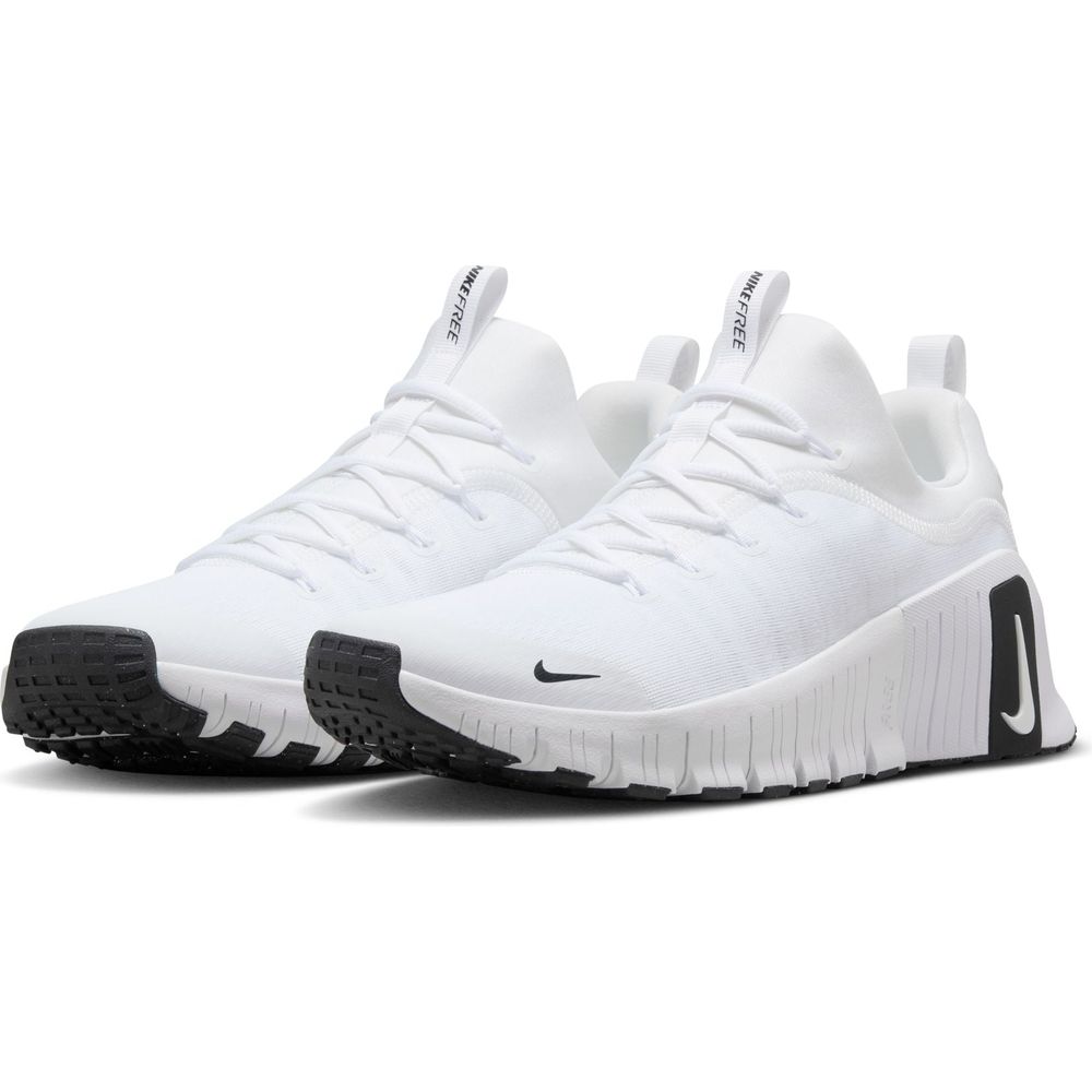 Mens Free Metcon 6 White Black White 12