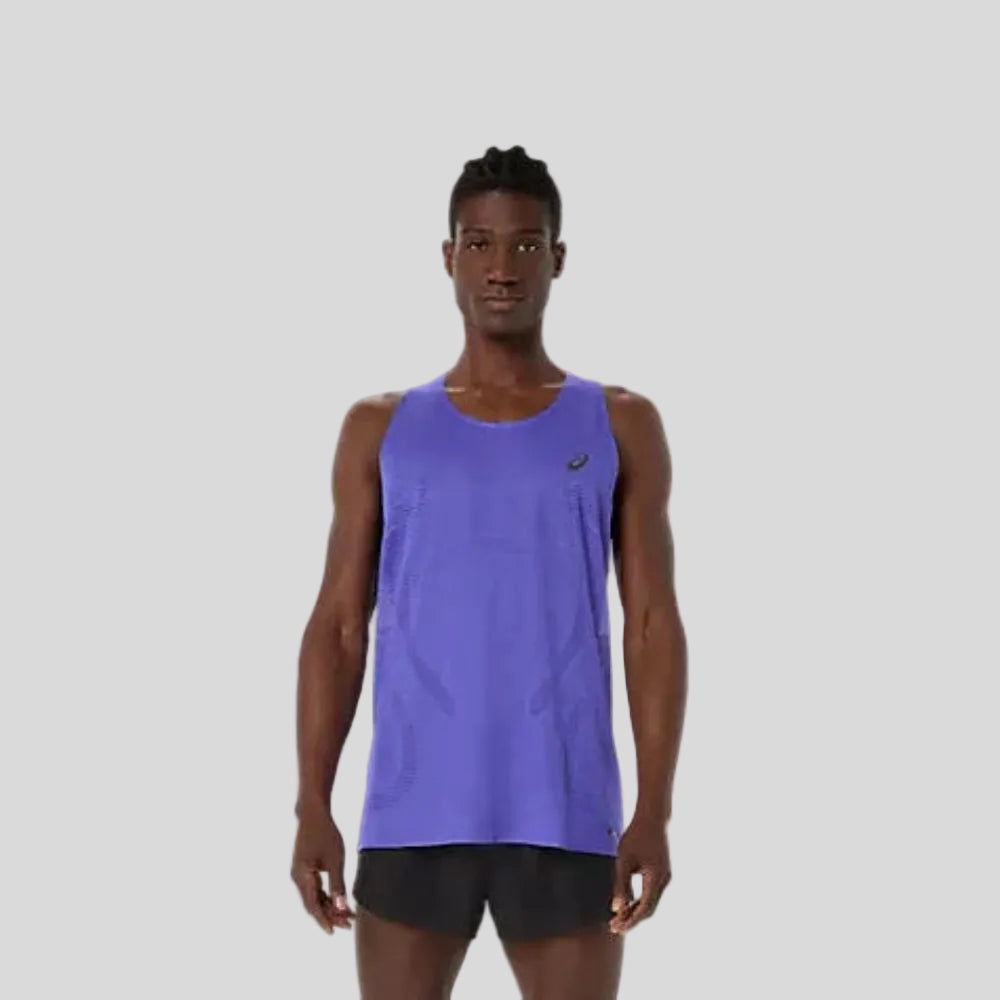 Asics - Mens Metarun Singlet - Colbalt Burst