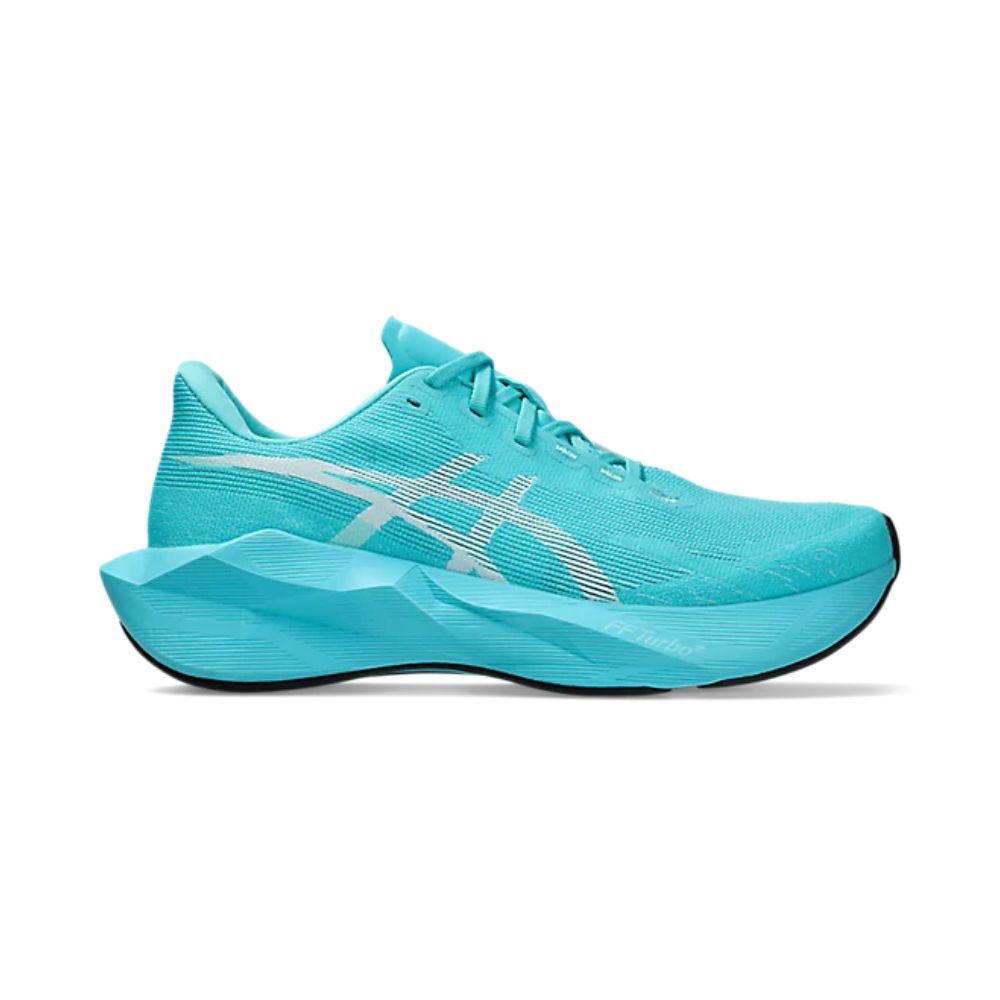 Asics - Mens Novablast 6 - Electric Aqua/White - Culture Athletics