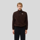 Balmoral - Unisex Courcelle 1/4 Zip - Brown - Culture Athletics