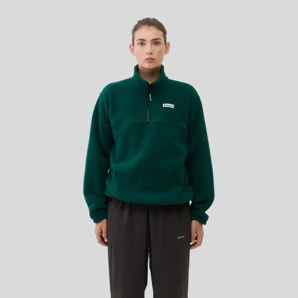 Balmoral - Unisex Courcelle 1/4 Zip - Forest Green - Culture Athletics