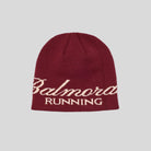 Balmoral - Unisex Cursive Skull Beanie - Burgundy - Culture Athletics